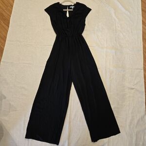 She + Sky Classic Black Jumpsuit
